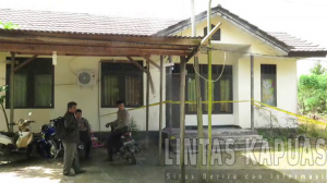 Rumah Dinas Polres Melawi, Lokasi Peristiwa Pembunuhan dan Mutilasi yang dilakukan oleh Ayah terhadap Dua anak Kandungnya