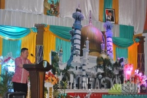 Sambutan Wakil Bupati Sintang, Drs. Askiman, MM dalam Acara Pembukaan Tilawatil Quran