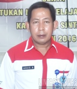 Kepala BNN Kabupaten Sintang, Agus Ahmadin
