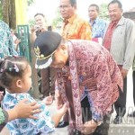 Bupati Sintang Membuka Secara resmi kegiatan penilaian lomba sekolah sehat tingkat Propinsi di TK Kartika XVII 13 Sintang