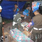 Personil Dempom Sintang Grebek Lokasi Judi Kolok-Kolok diwilayah Merano Belakang Polsek kota SIntang