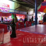 Salah satu cafe di kawasan Simpang Lima yang menjual minuman beralkohol