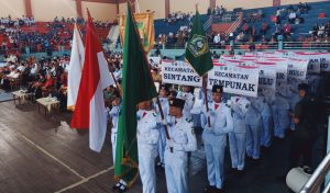 Pesparani tingkat Kabupaten diikuti 14 kecamatan yang ada di Kabupaten Sintang 