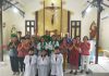 Polri Untuk Masyarakat, Kapolsek Matan Hilir Selatan Gelar kegiatan “Minggu Kasih” di Gereja Katolik