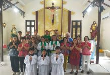 Polri Untuk Masyarakat, Kapolsek Matan Hilir Selatan Gelar kegiatan “Minggu Kasih” di Gereja Katolik