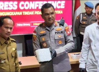 Polres Sintang Gagalkan Peredaran 59,85 Kg Sabu, Selamatkan 478.800 Jiwa