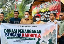 Di Tengah Darurat Asap, PT BHA Salurkan Bantuan ke Posko Karhutla Sintang