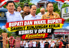 Bupati dan Wakil Bupati Sambut Kunjungan Kerja Komisi V DPR RI Ke Sintang