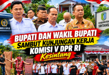 Bupati dan Wakil Bupati Sambut Kunjungan Kerja Komisi V DPR RI Ke Sintang