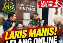 Laris Manis! Lelang Online Kejari Sintang Tembus Rp429 Juta, Emas hingga Tongkang Diburu Peserta