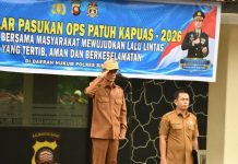 Bupati Sintang Pimpin Apel Gelar Pasukan Operasi Patuh Kapuas Tahun 2026