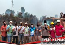 Dukung Penanganan Karhutla PT BGA, Kapolsek Nanga Tayap: Langkah Perusahaan Sejalan dengan Pemerintah